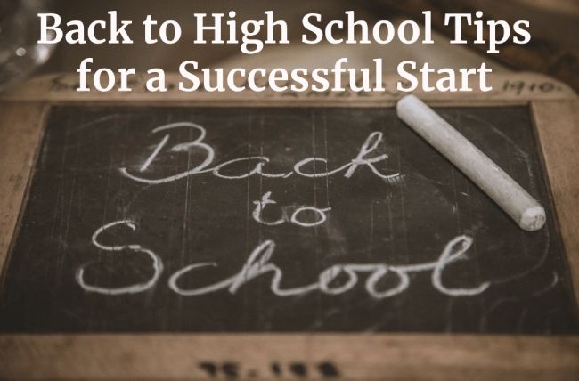 Back to High School Tips for a Successful Start