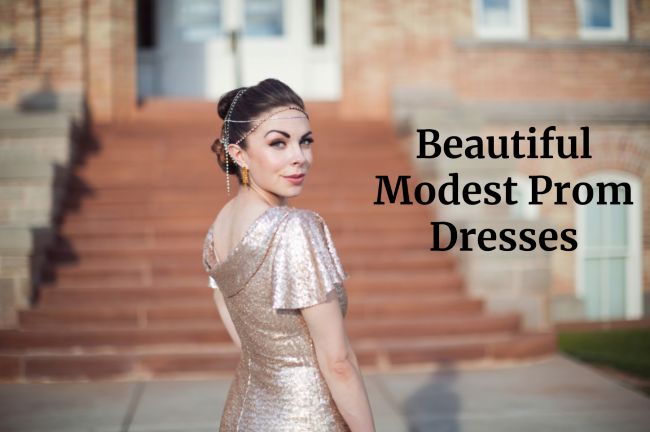 Beautiful Modest Prom Dresses